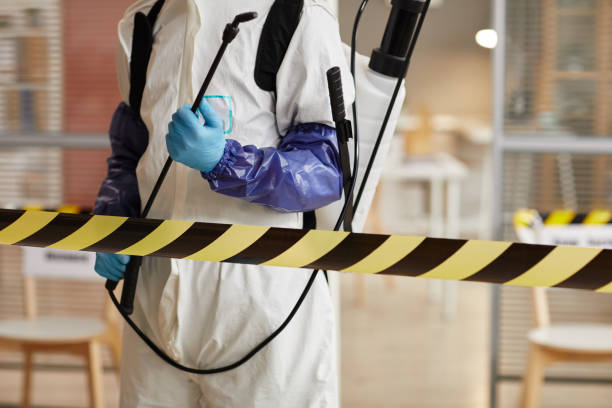 Professional Biohazard Cleanup technician working in Caledonia, MI